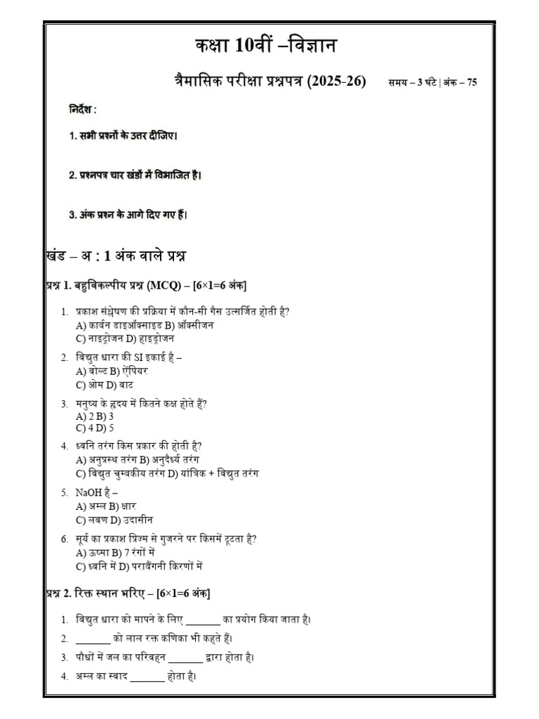Class 10 | PDF