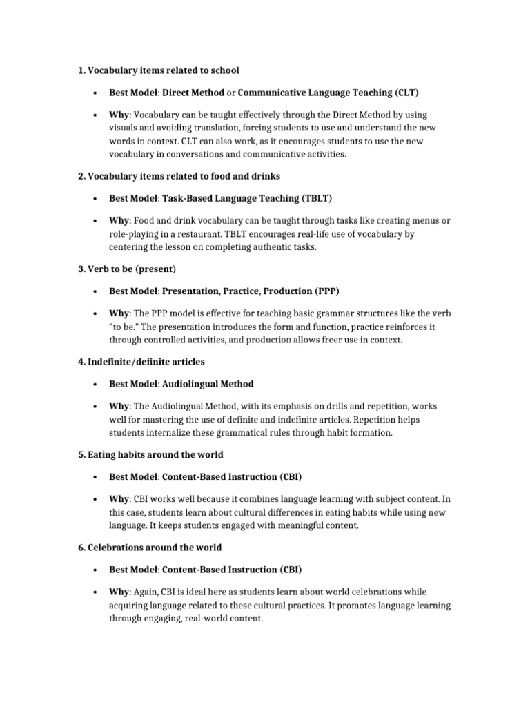 Effective Language Teaching Methods | PDF | Language Education | Vocabulary