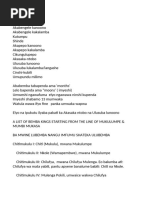 Meanings of Lozi Words and Names | PDF