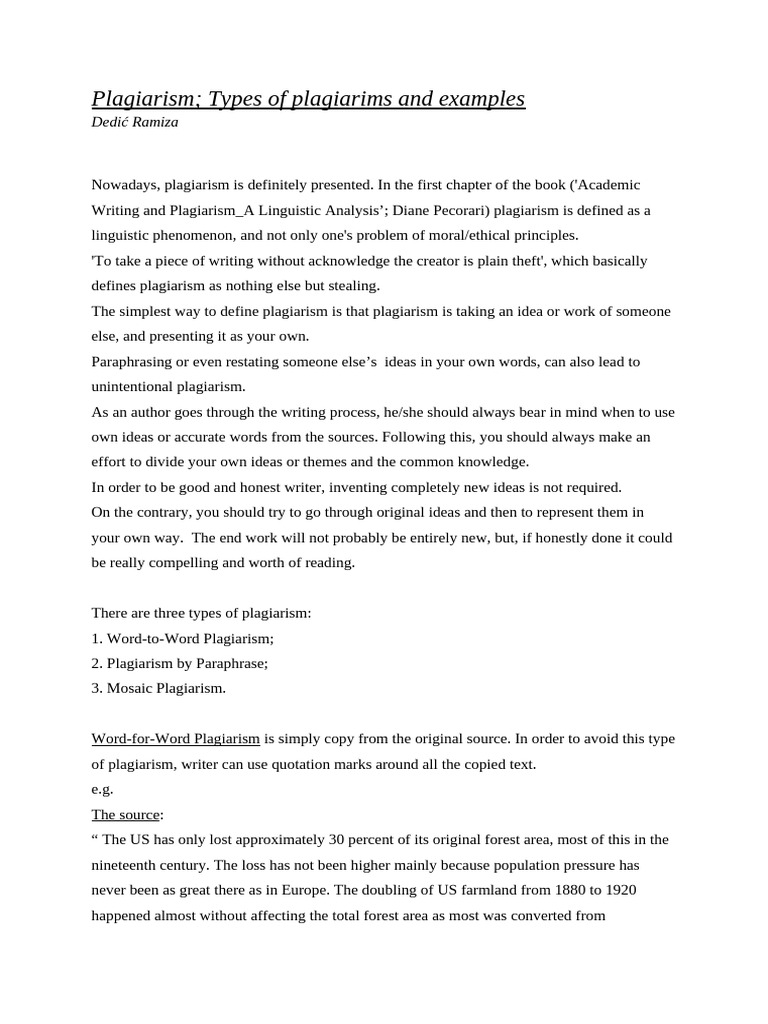 Plagiarism Assignment 2 | PDF | Plagiarism