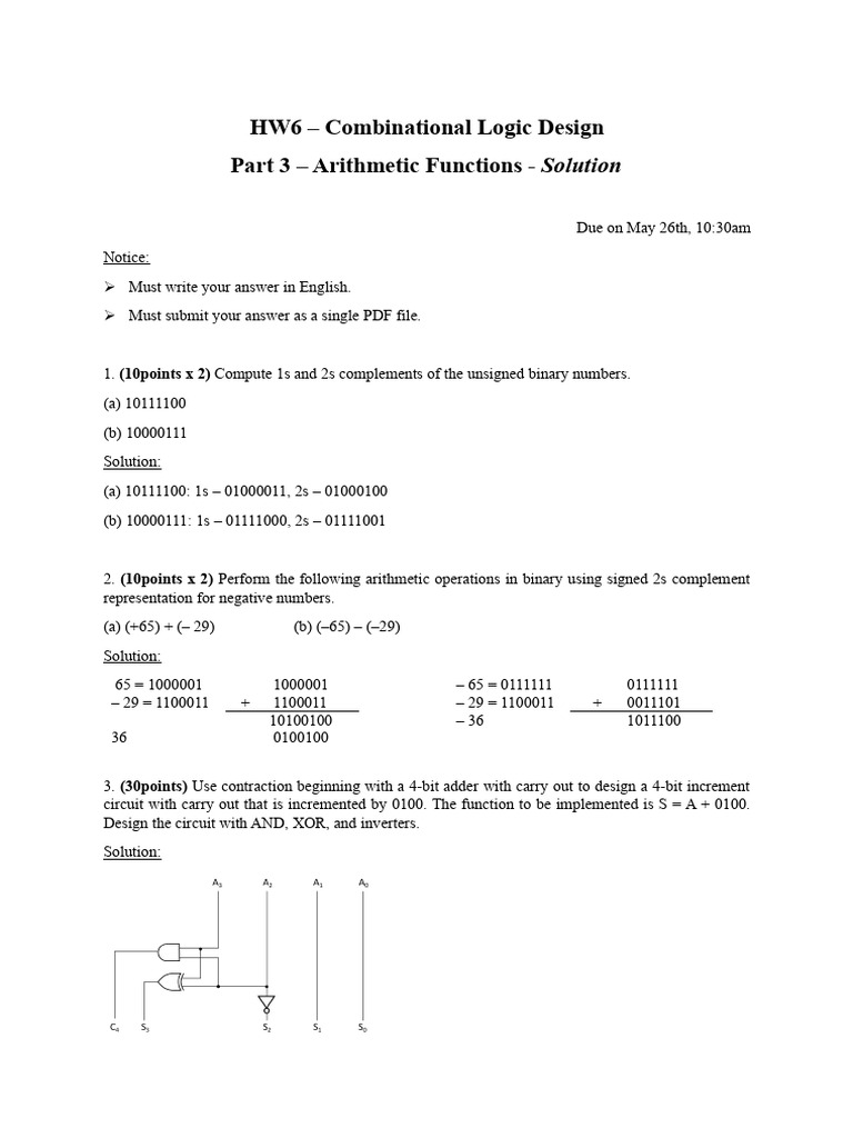 HW6 - Solution | PDF