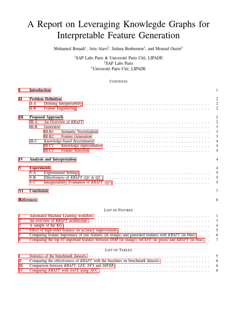 Knowledge Graphs for Feature Generation | PDF | Machine Learning ...