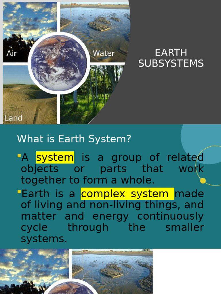 Understanding Earth's Subsystems | PDF
