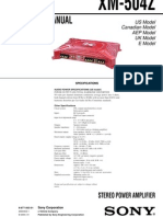 Sony+XM 504Z+Car+Power+Amplif