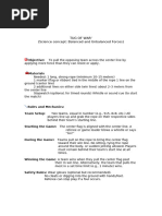 Tug of War Rules and Regulations | PDF
