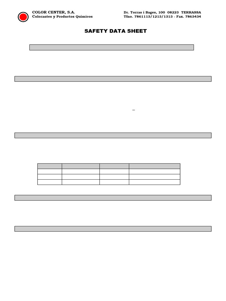 Amplex 106 a.c. New Safety Data Sheet | PDF | Personal Protective Equipment