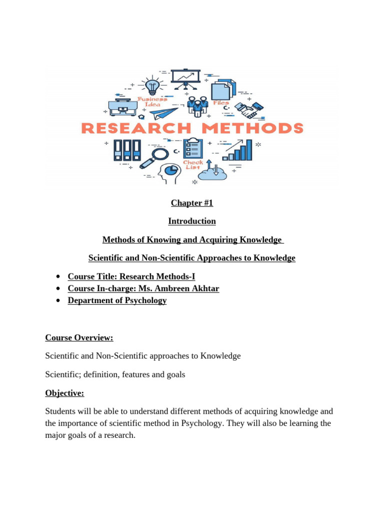Research Methods in Psychology Explained | PDF | Scientific Method ...