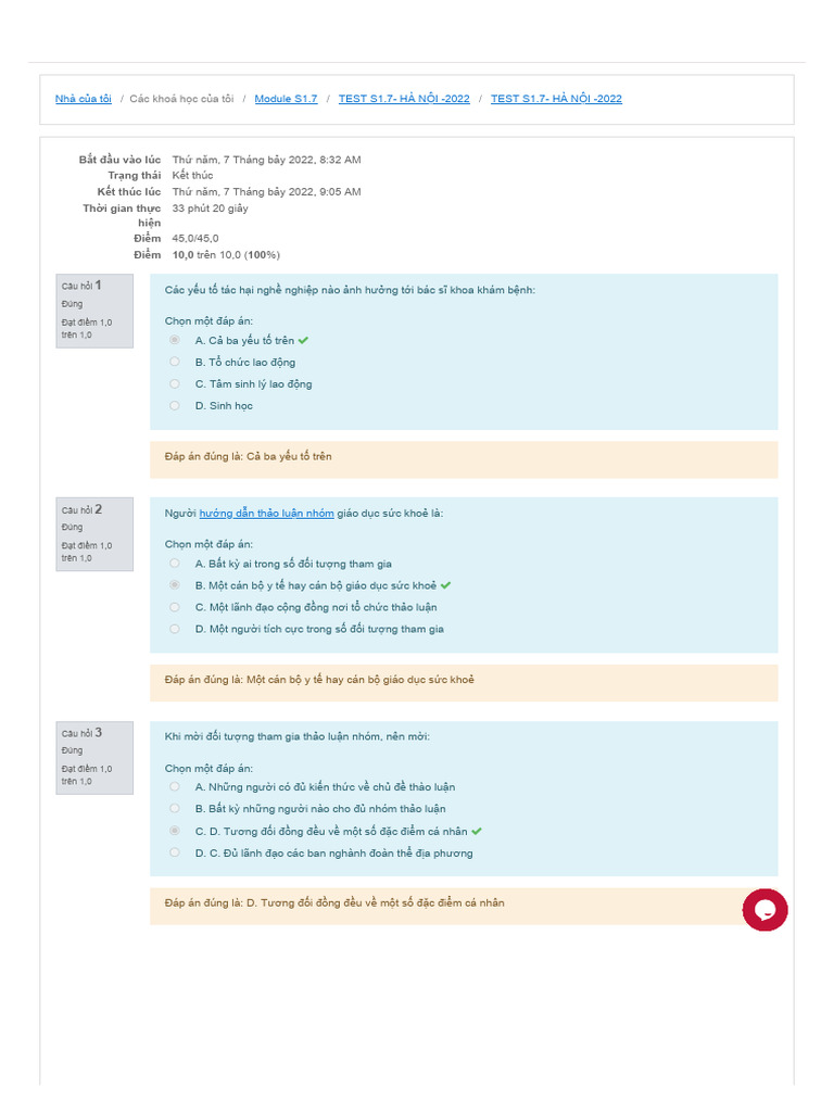 S1.7.Test Gi A Module | PDF