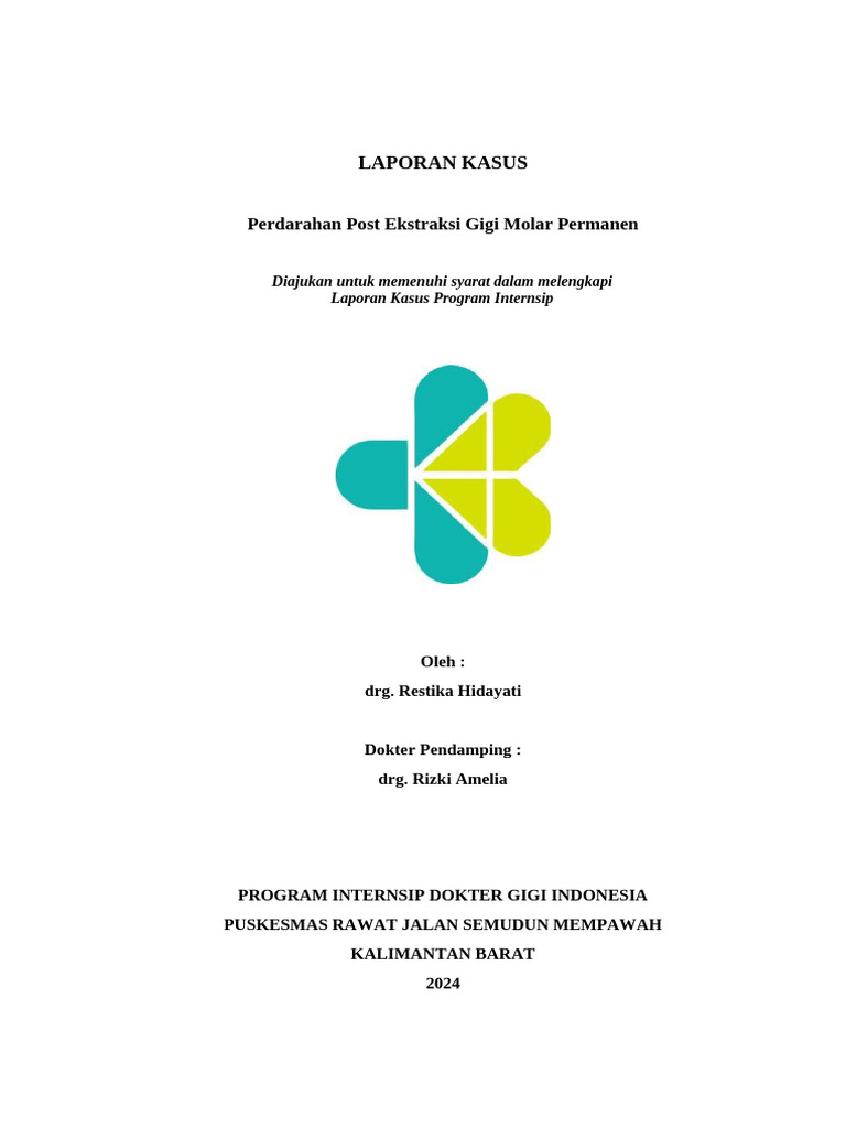 LAPSUS Restika PKM Iship Perdarahan | PDF