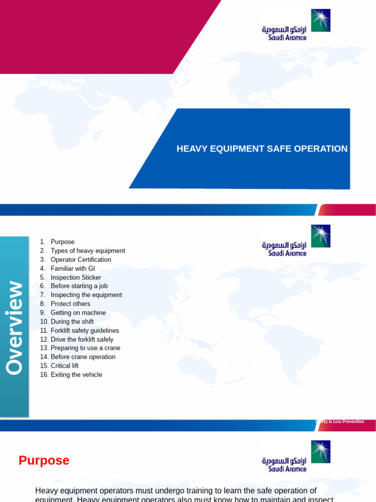 Heavy Equipment Safety | PDF | Crane (Machine) | Forklift