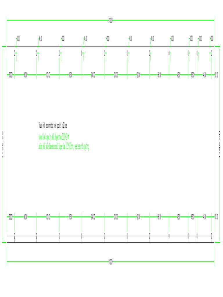 Lathe Machine Foundation Condition Drawing Jun302025 | PDF