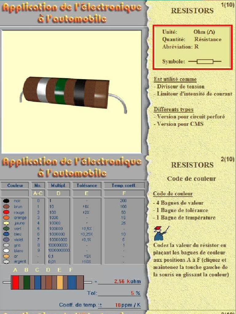 Resistor R 1 | PDF