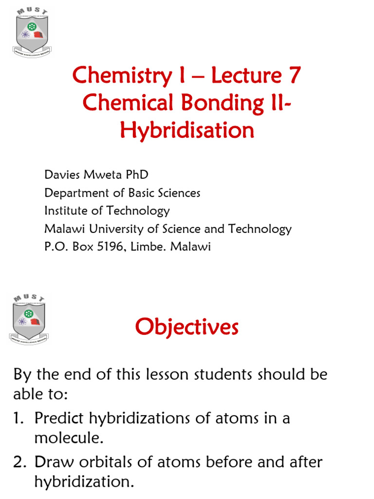 Understanding Hybridization in Chemistry | PDF | Chemical Bond ...
