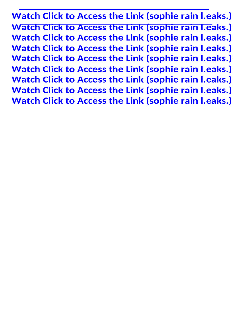 SOPHIE RAIN lEaKs Video SOPHIE RAIN SPIDERMAN VIDEO ORIGINAL LINK | PDF