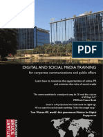 Digital Corporate PR and Social Media Training
