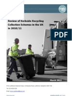 (WYG) Report - Review of Kerbside Recycling Collection Schemes in the UK in 2010-11
