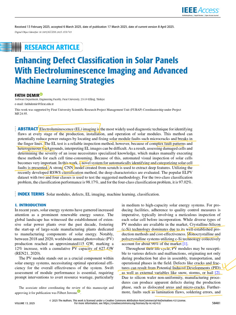 Automated Solar Panel Defect Detection | PDF | Sensitivity And ...