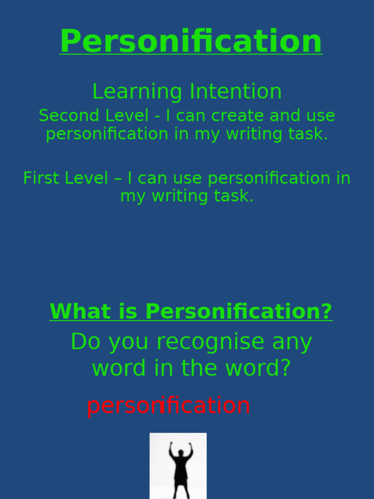Understanding Personification in Writing | PDF