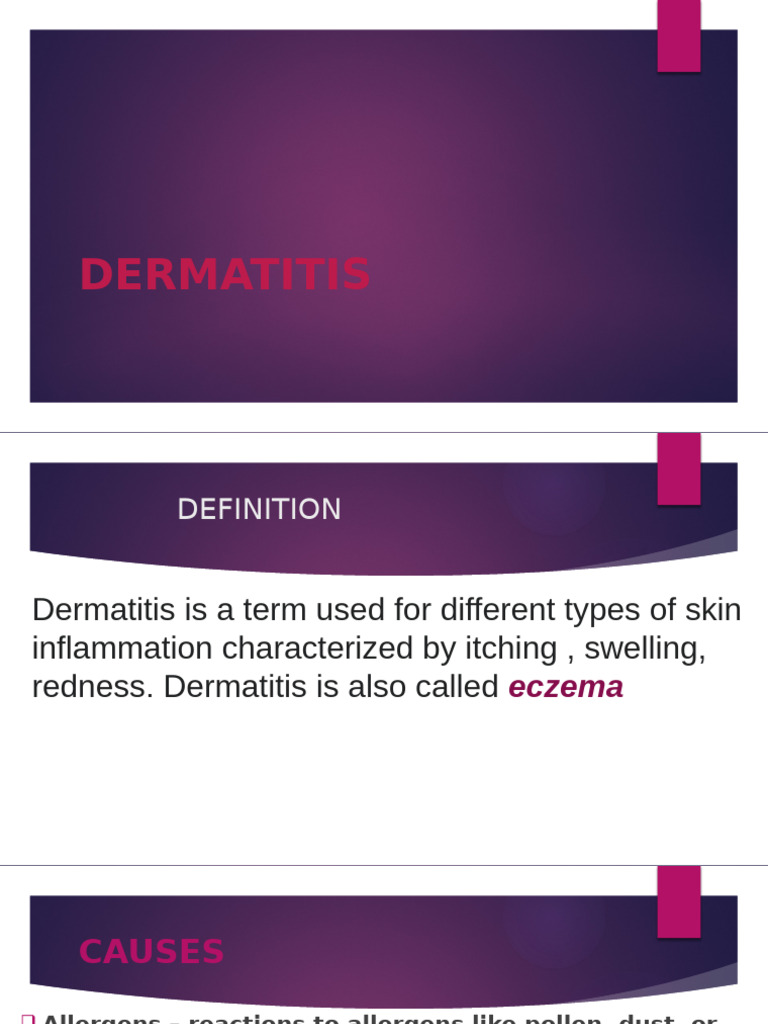 Dermatitis | PDF | Dermatitis | Allergy