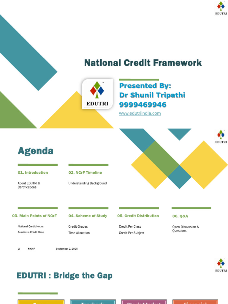 National Credit Framework Overview | PDF | Curriculum | Vocational ...