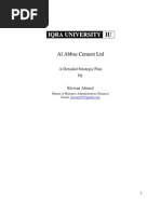 Download Strategic Plan on Al Abbas Cement Ltd by Rizwan Ahmed SN91028622 doc pdf