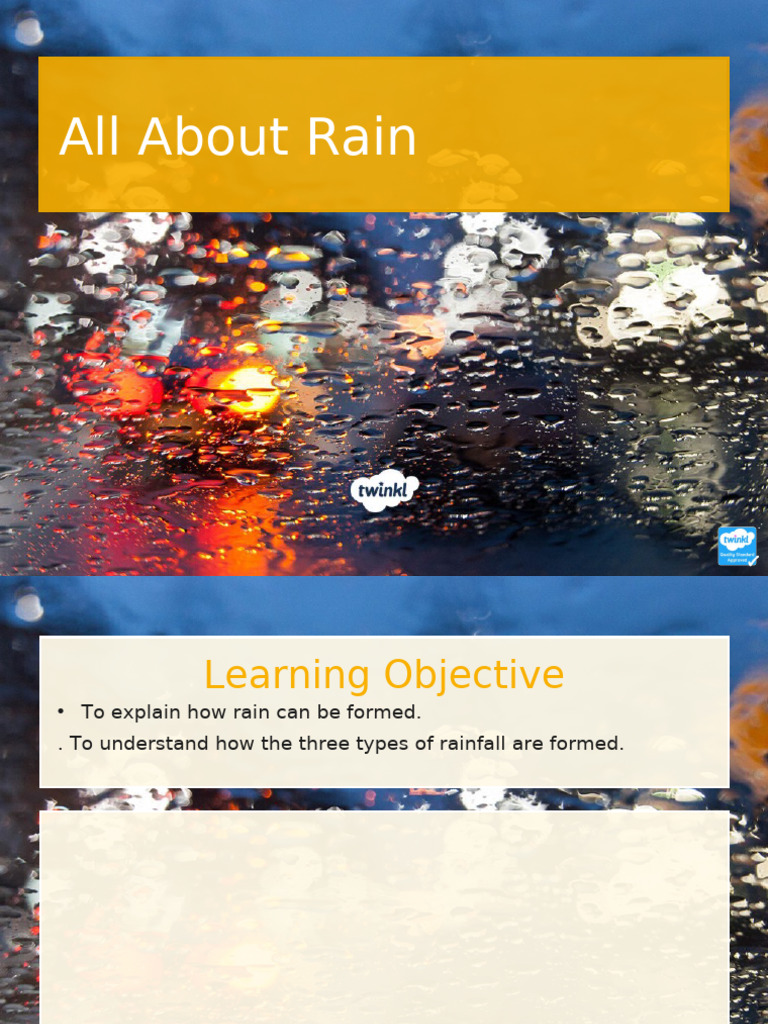 Understanding Rainfall Formation | PDF | Precipitation | Rain
