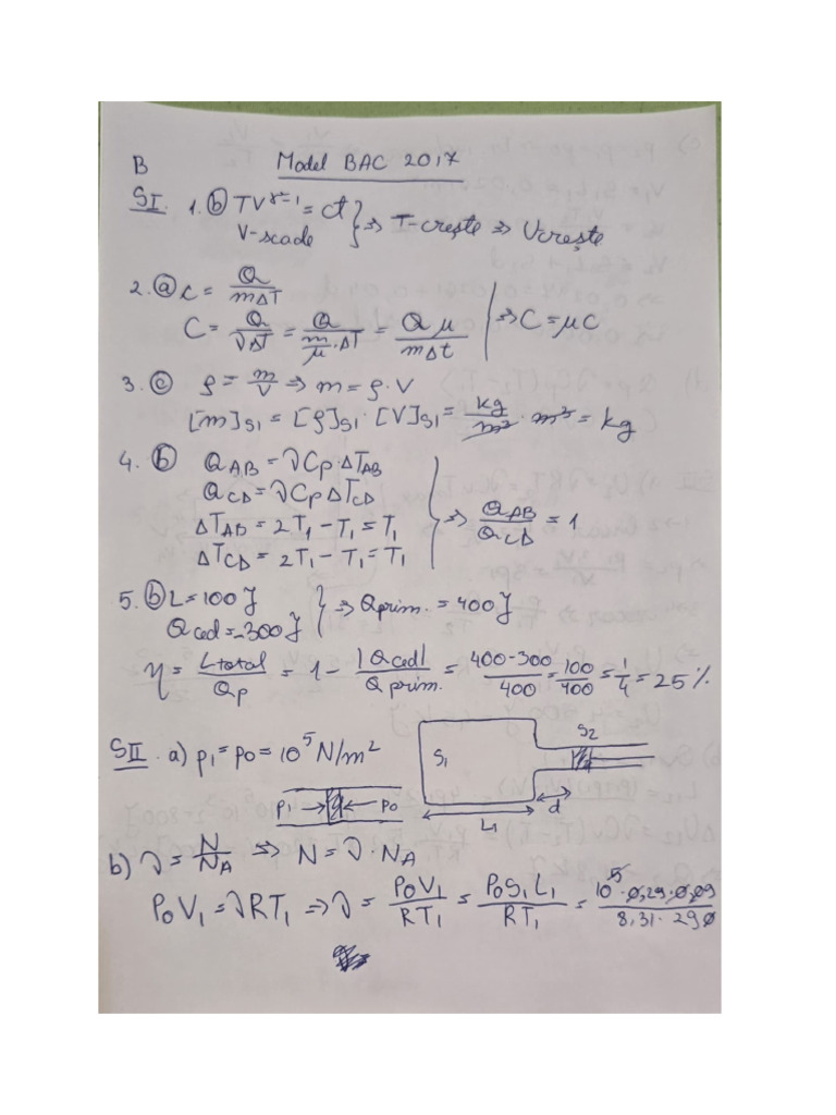 Model Bac 2017 | PDF
