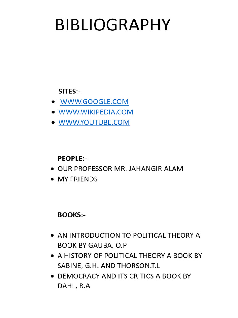 Final Bibliography | PDF