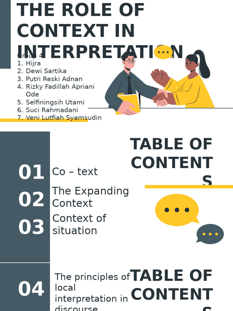 Contextual Interpretation in Discourse Analysis | PDF | Adolescence | Idiom