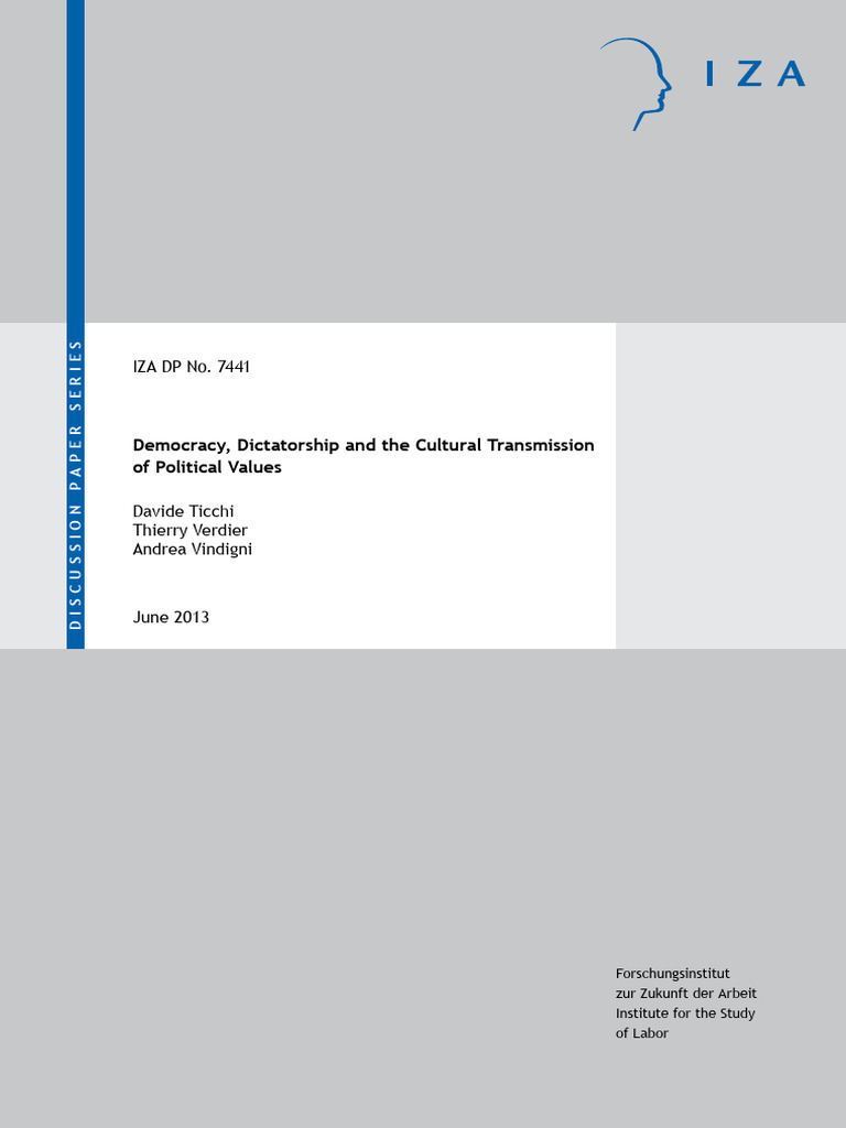 Political Culture and Regime Transitions | PDF | Institution | Democracy
