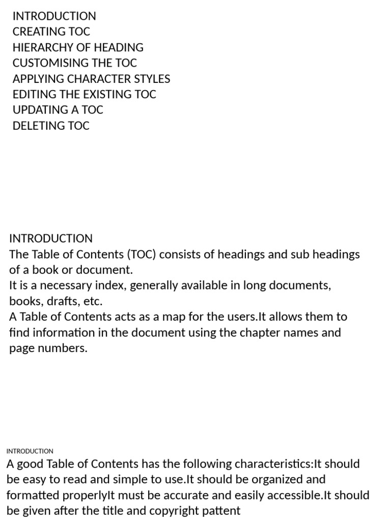 Table Contain | PDF