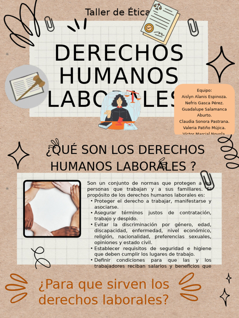 Derechos Humanos Laborales en México | PDF | Derecho laboral | Salario
