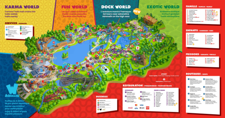Plan Walibi Belgium 2025 | PDF
