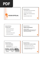 Aula 2 - Histologia - Tecido Eptelial