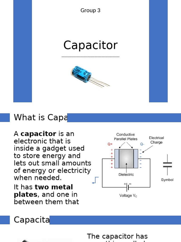 Understanding Capacitors and Their Types | PDF | Capacitor | Capacitance