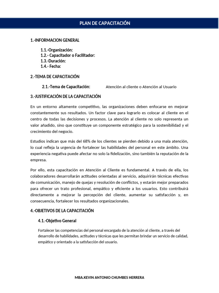 Capacitación en Atención al Cliente | PDF | Servicio al Cliente