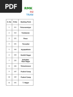 AMTS Bus Routes and Timetable | PDF | Transport