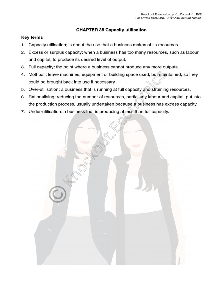 Understanding Capacity Utilisation in Business | PDF | Capacity ...