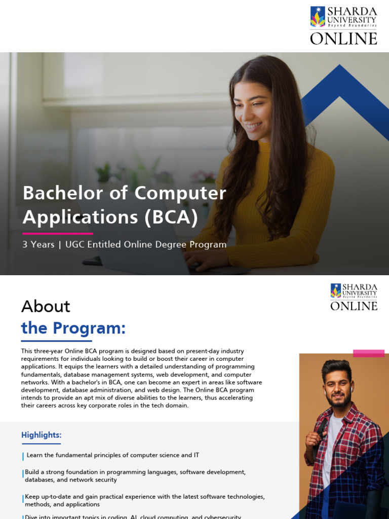 Online BCA Degree Program Overview | PDF | Computer Programming ...