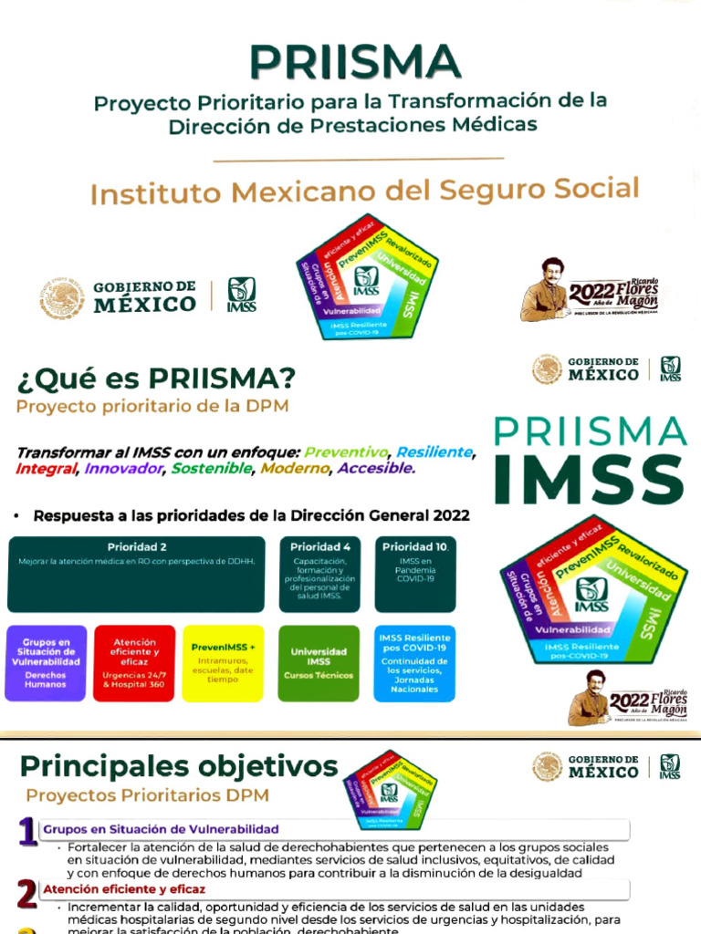 PRIISMA: Transformación del IMSS | PDF