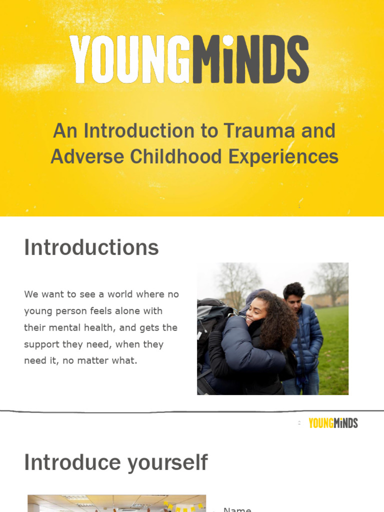 Understanding Trauma in Youth Mental Health | PDF | Psychological ...