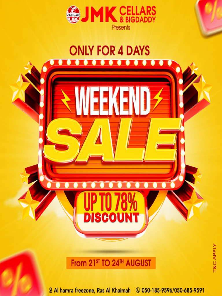 JMK End of Summer Reduction With Weekend SPL | PDF
