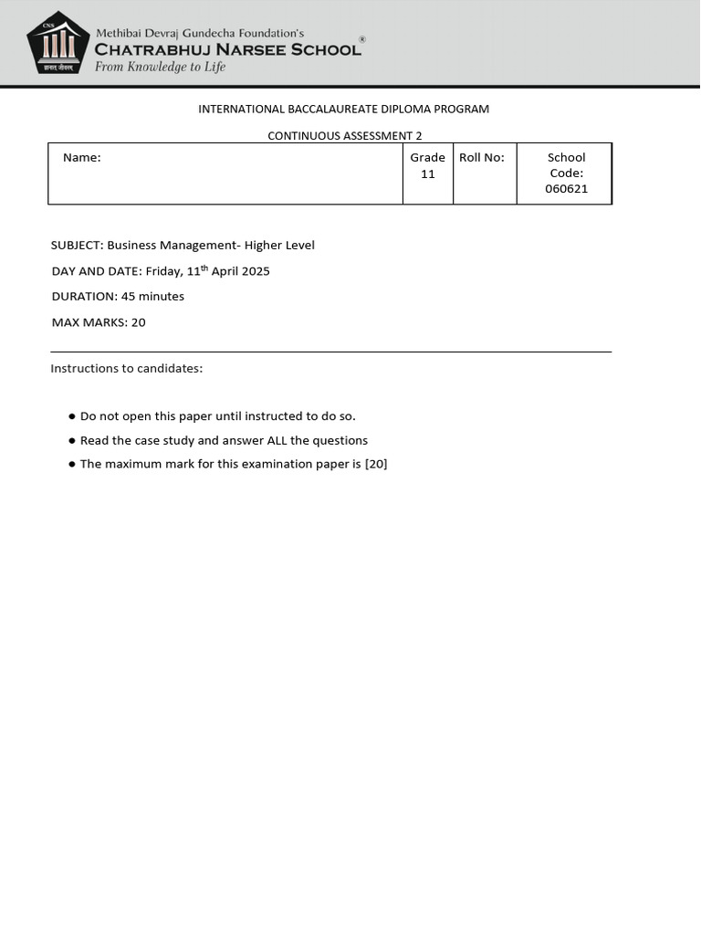 Paper CA 2 T2 - HL - April 11 | PDF | Hotel | Market (Economics)