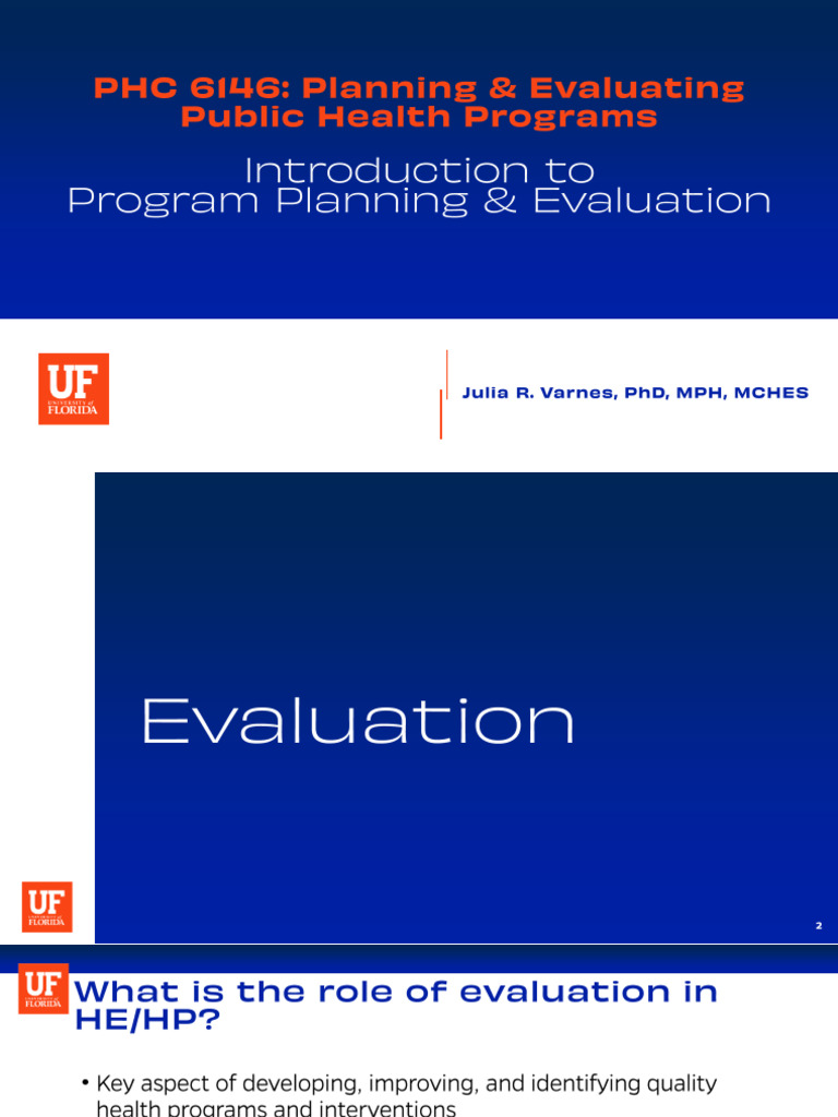 2 Intro To Evaluation - SLIDES | PDF