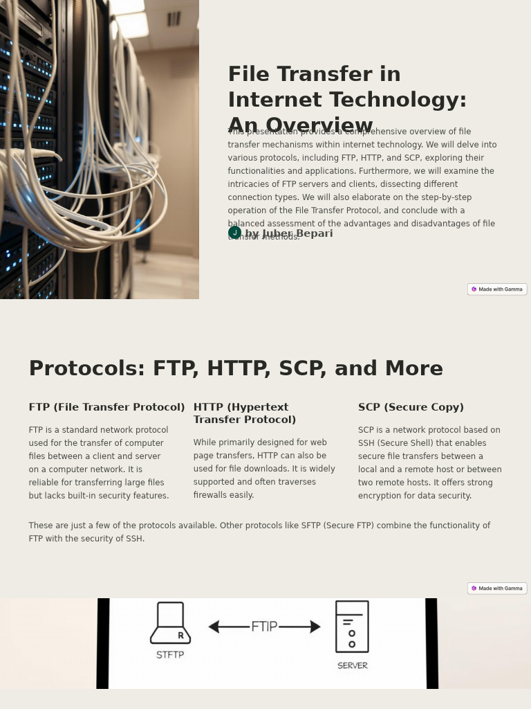 File Transfer in Internet Technology An Overview | PDF | File Transfer ...