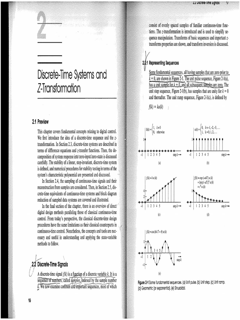 Digital System Control Design Z Transform Pdf