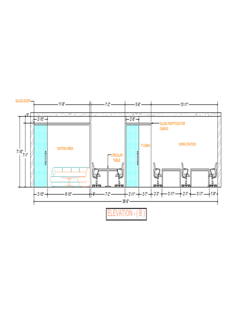 Office Space Dimensions and Layout | PDF