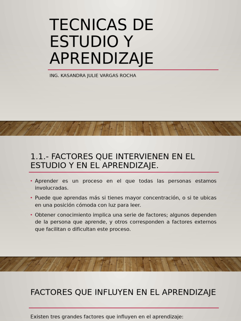 Técnicas Efectivas de Estudio y Aprendizaje | PDF | Aprendizaje | Concepto