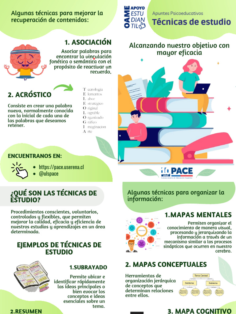 Tecnicas de Estudio | PDF | Habilidades de estudio | Aprendizaje