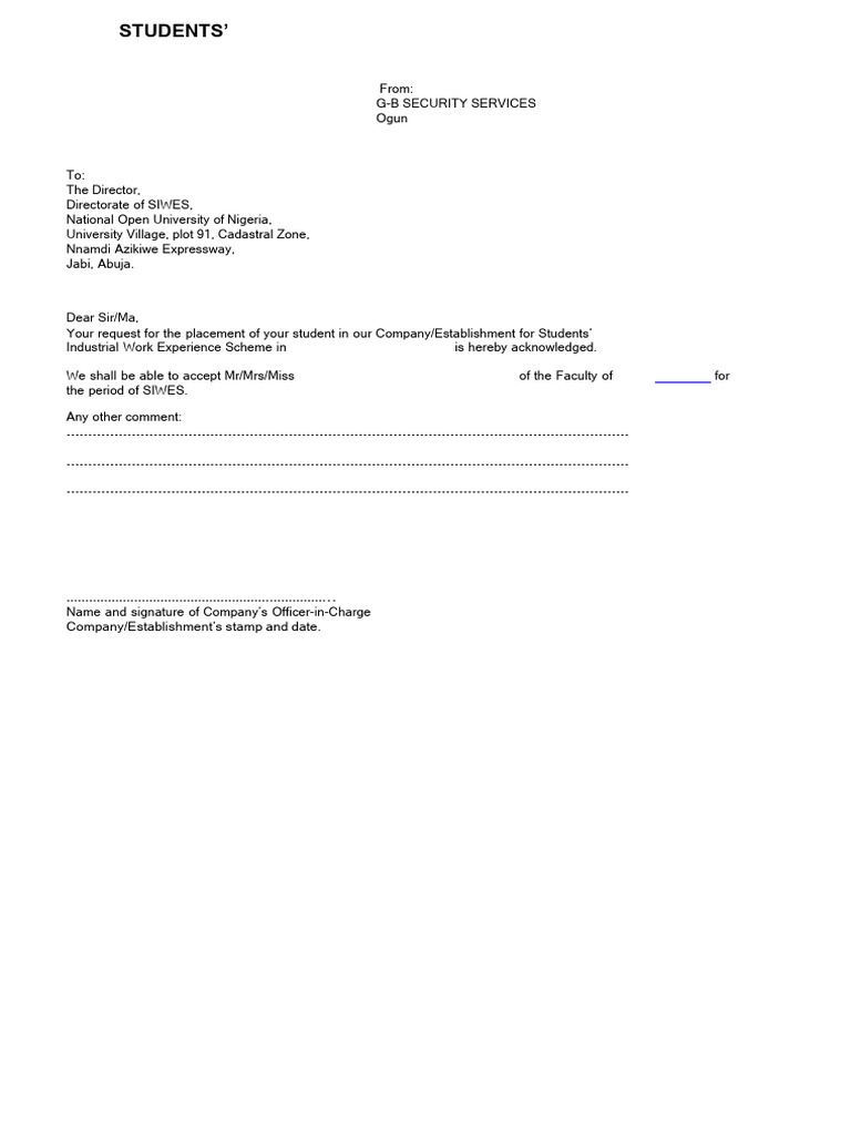 Akinloluwa Form 002 | PDF